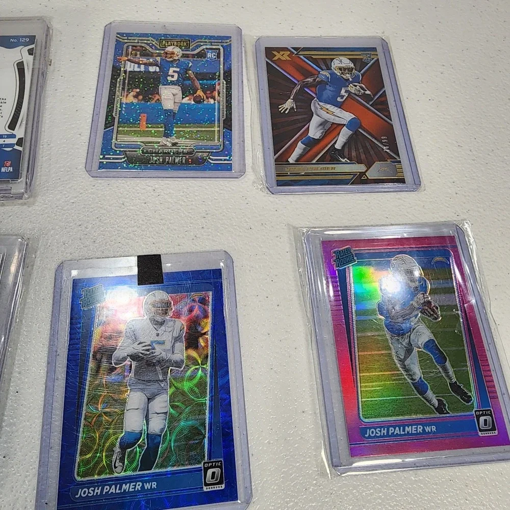 Panini Football Josh Palmer 2021 RC Lot Of 10